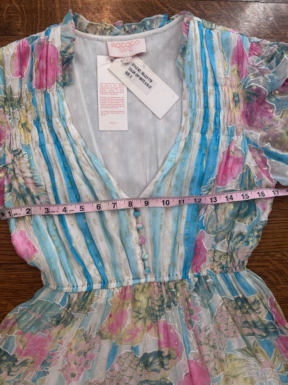 Rococo Sand Lily Maxi Long Dress NWT - Picture 9 of 12